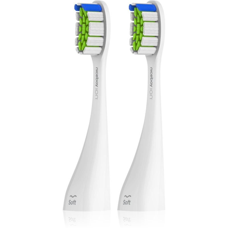 Niceboy ION Sonic PRO UV toothbrush zamjenske glave soft White 2 kom