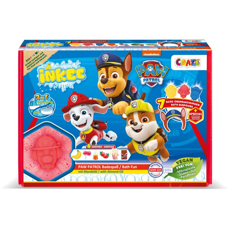 Nickelodeon Paw Patrol Gift Box Presentförpackning för bad Barn unisex