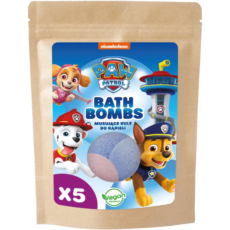 Nickelodeon Paw Patrol Bath Bomb бомбочка для ванни суміш для дітей Universal 5x50 гр