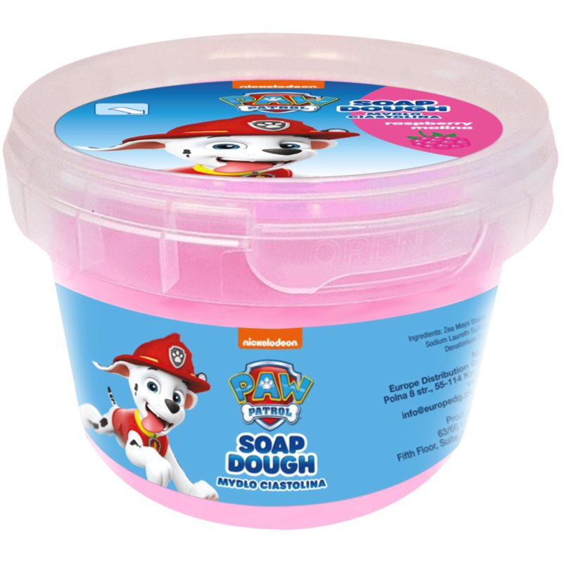 Nickelodeon Paw Patrol Soap Dough mýdlo do koupele pro děti Raspberry - Marshall 100 g