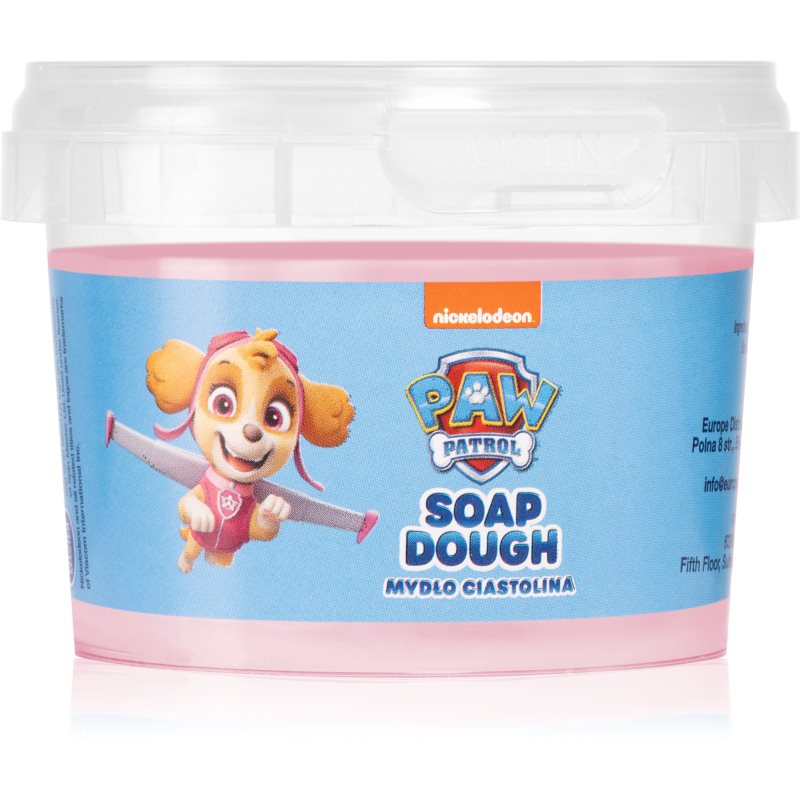 E-shop Nickelodeon Paw Patrol Soap Dough mýdlo do koupele pro děti Raspberry - Skye 100 g