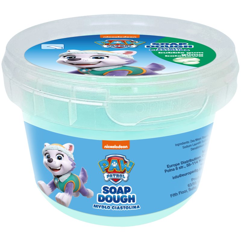E-shop Nickelodeon Paw Patrol Soap Dough mýdlo do koupele pro děti Bubble Gum - Everest 100 g