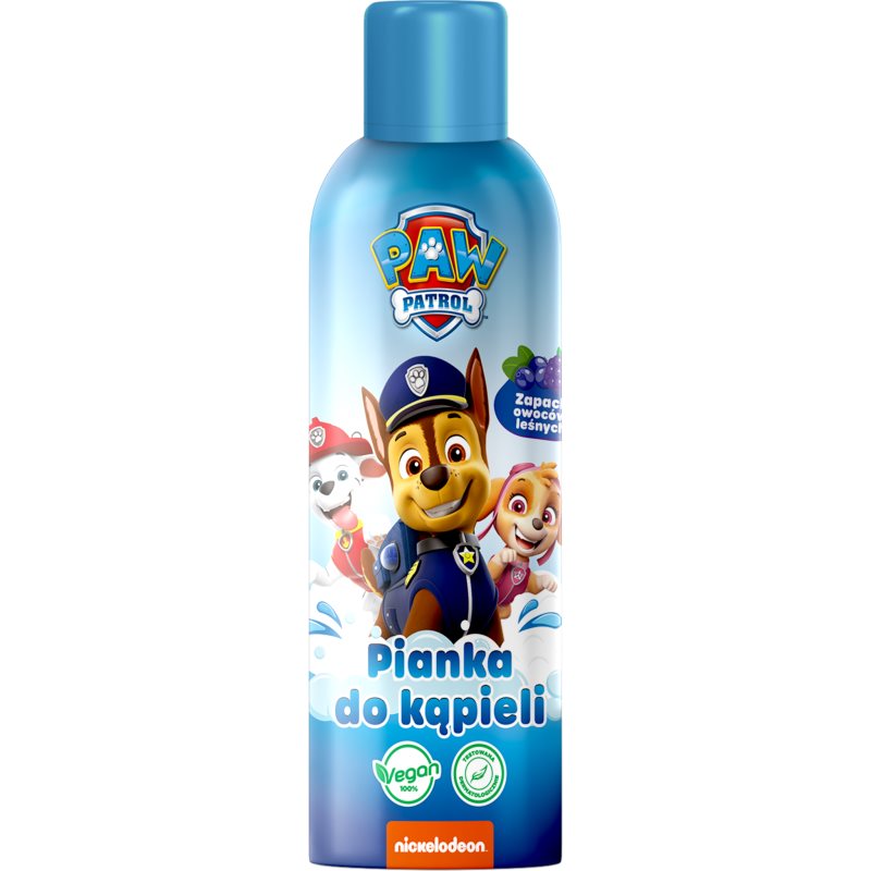 Nickelodeon Paw Patrol Bath Foam Bath Foam For Children Forest Fruits 200 Ml