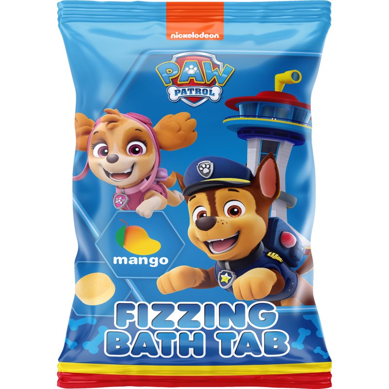 Nickelodeon Paw Patrol Fizzing Bath Tabs Carbon Tablets For The Bath For Children 40 G