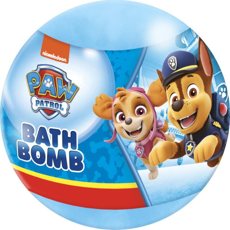 Nickelodeon Paw Patrol Bath Bomb šumeča kopalna kroglica za otroke 100 g
