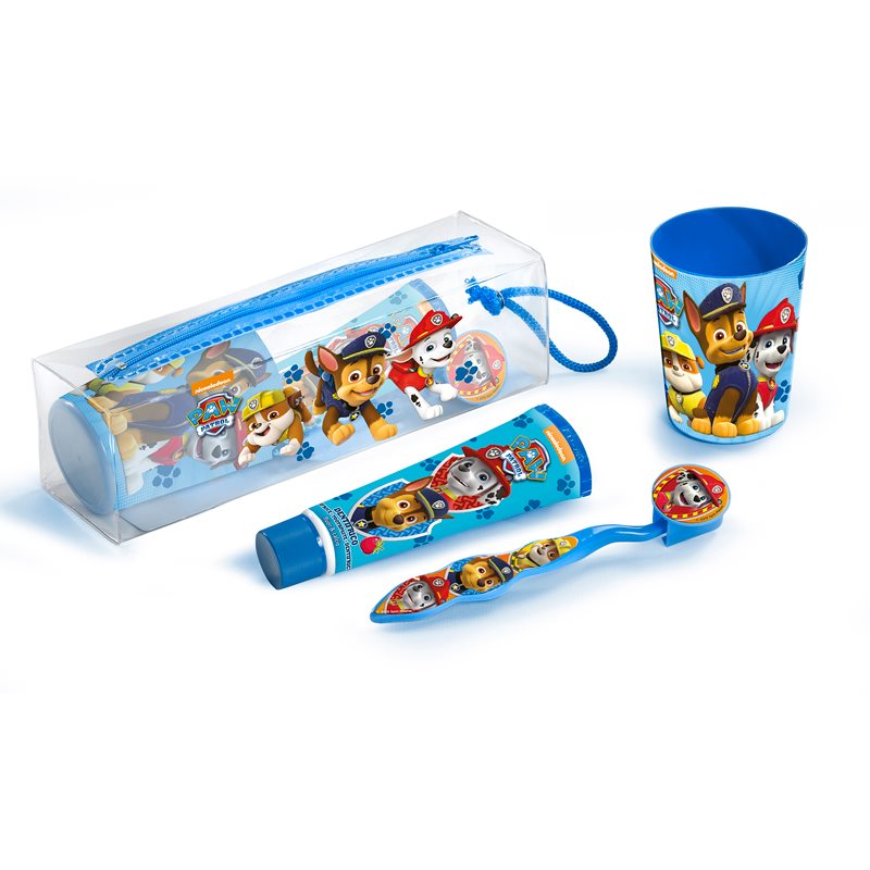 Nickelodeon Paw Patrol Travel Dental Set kit med tandvård 6y+(för barn) unisex