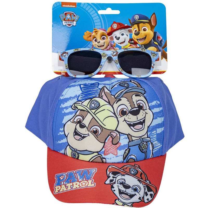 Nickelodeon Paw Patrol Set Cap & Sunglasses набір для дітей 3y+ Size 53 cm 2 кс