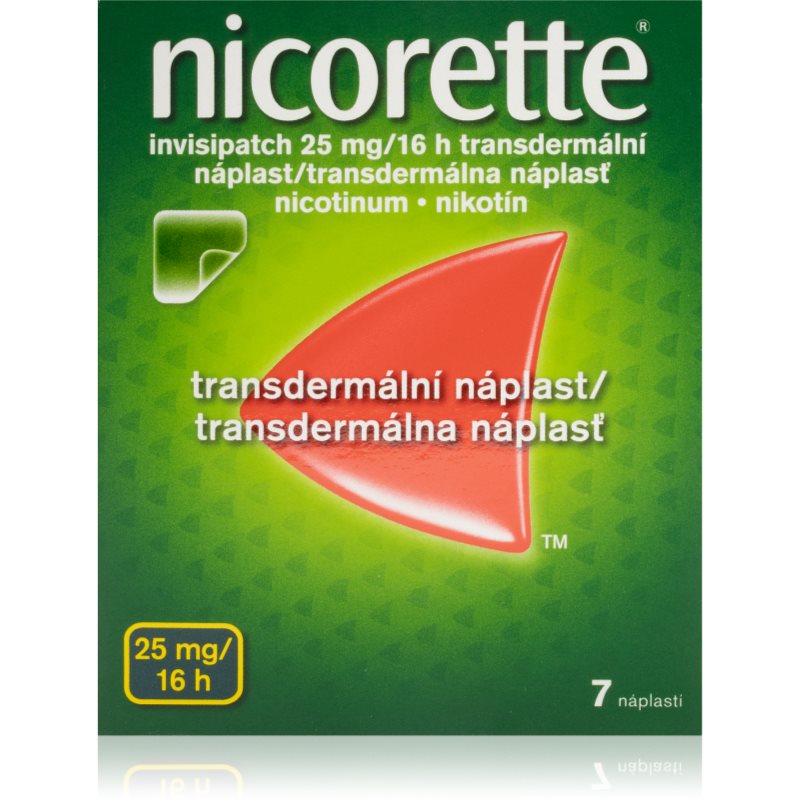 Nicorette Invisipatch 25 mg/16 h transdermálna náplasť pri odvykaní od fajčenia 7 ks kúpite na Notino.sk
