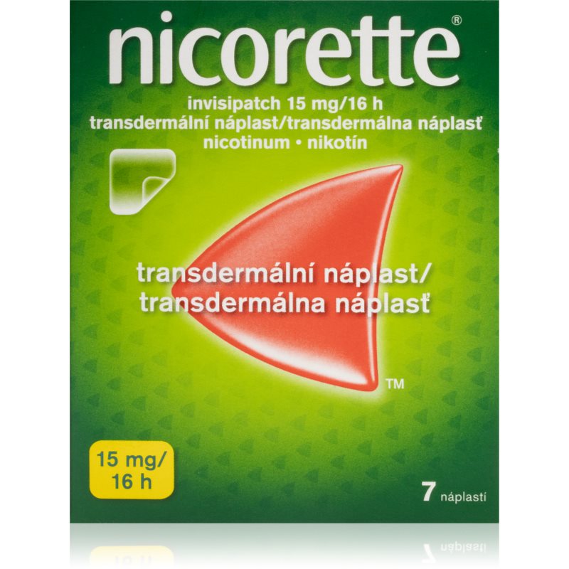 Nicorette Invisipatch 15 mg/16 h transdermálna náplasť pri odvykaní od fajčenia 7 ks kúpite na Notino.sk