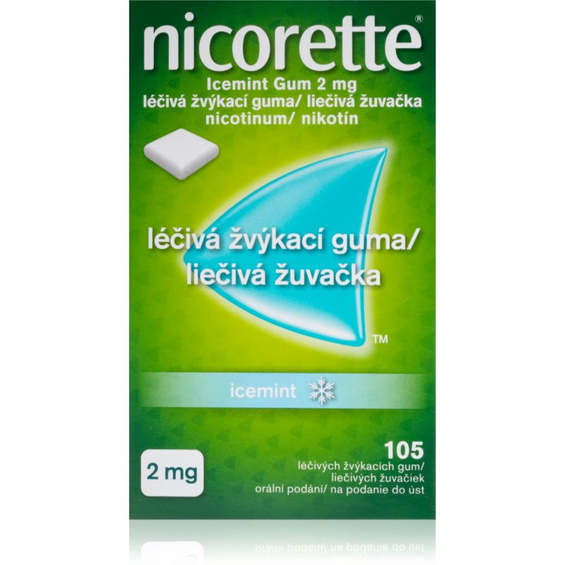 Nicorette Icemint Gum 2mg gum.mnd.105 koupíte na Notino.cz