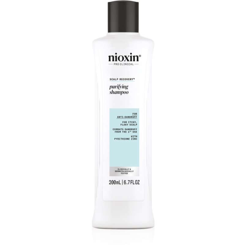 Nioxin Nioxin Scalp Recovery Purifying Shampoo σαμπουάν για αραιωμένα και λεπτά μαλλιά κατά της πιτυρίδας 200 ml