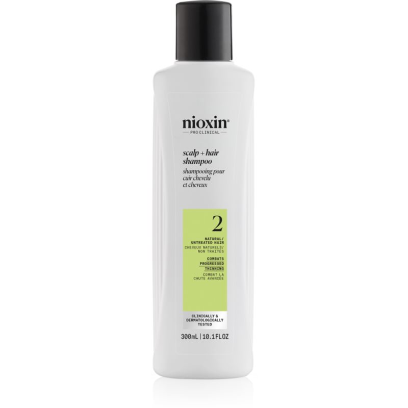 Nioxin System 2 Scalp + Hair Shampoo Shampoo gegen schütteres Haar 300 ml