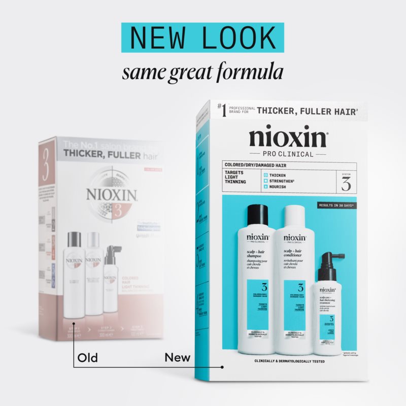 Nioxin System 3 gift set for colour-treated hair 3 pc