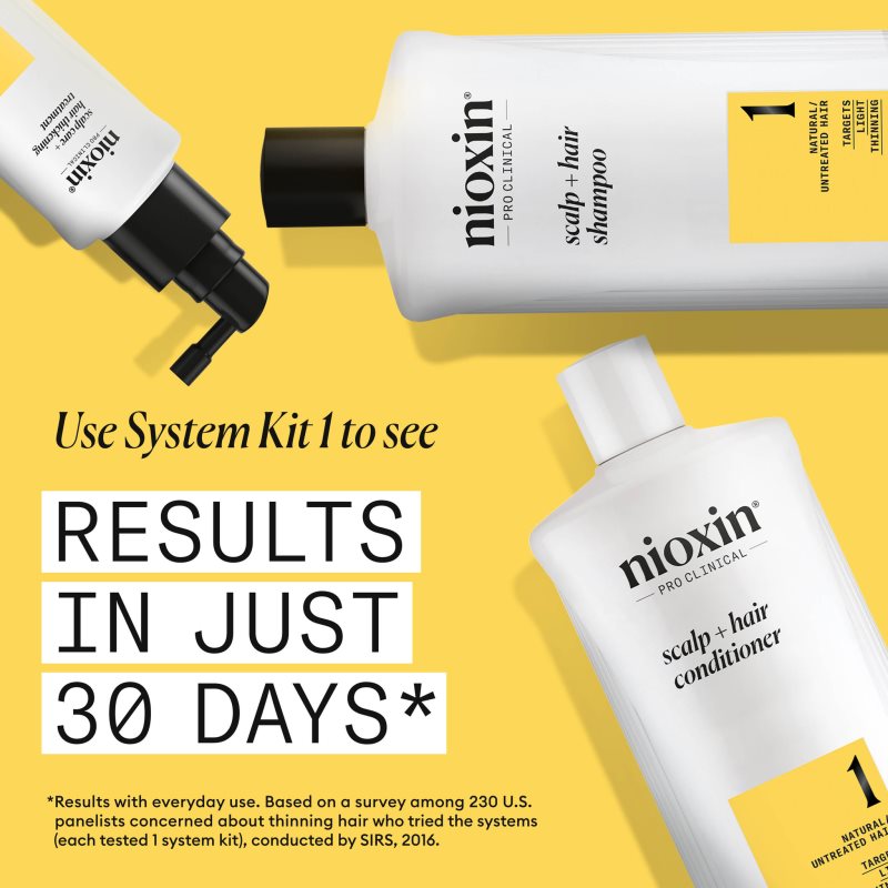 Nioxin System 1 conditioner to treat thinning hair 1000 ml