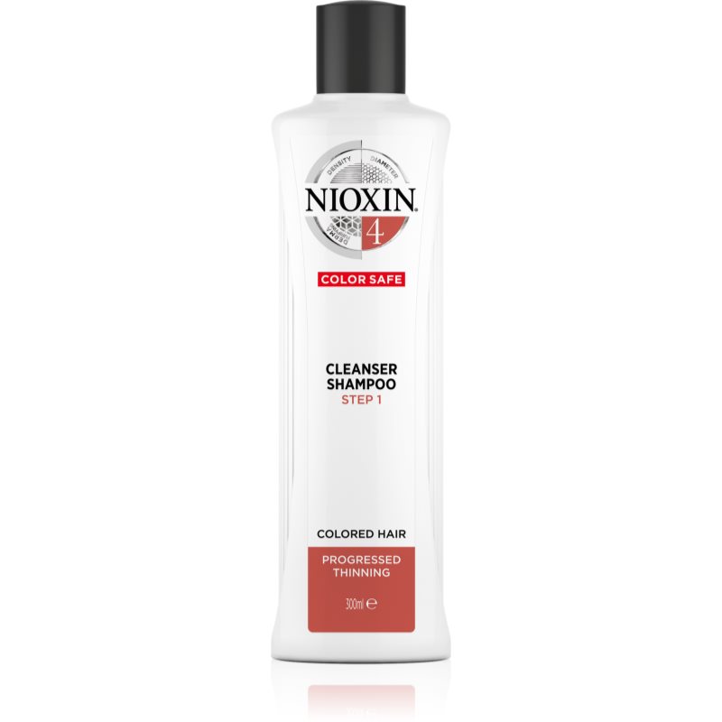 

Nioxin System 4 Color Safe м'який шампунь для фарбованого та пошкодженого волосся