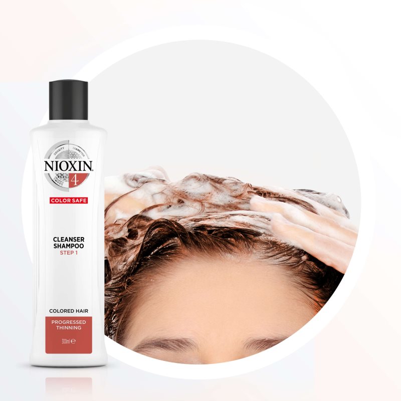 Nioxin System 4 Color Safe м'який шампунь для фарбованого та пошкодженого волосся 300 мл