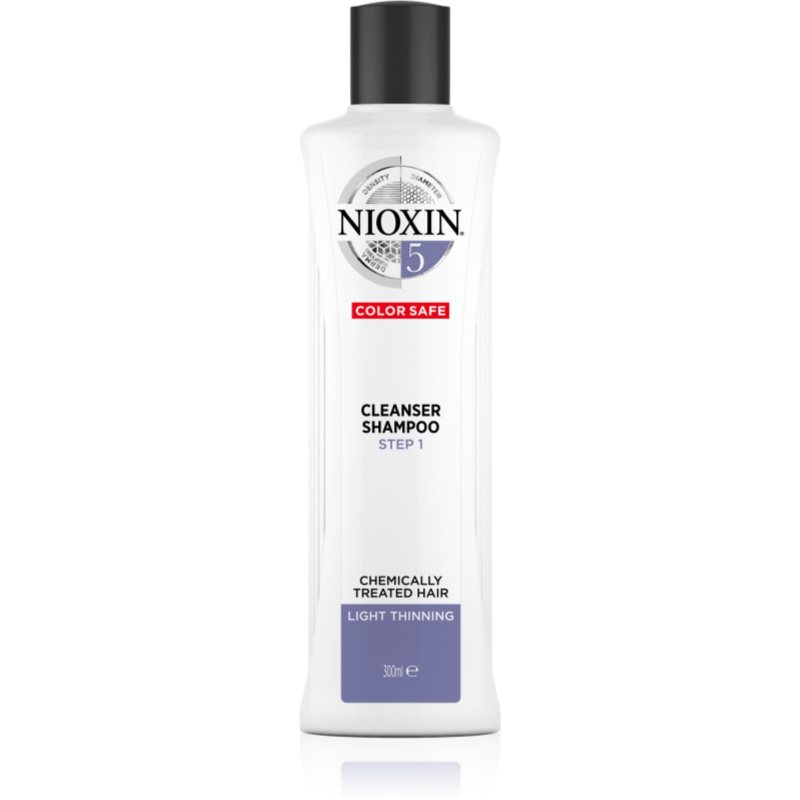 Nioxin System 5 Color Safe Cleanser Shampoo Anti-hair Loss Shampoo For Coloured Hair 300 Ml