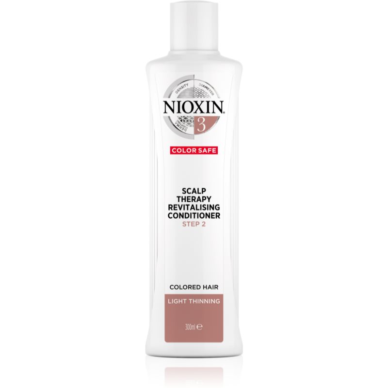 Nioxin System 3 Color Safe зволожуючий поживний кондиціонер для легкого розчісування волосся 300 мл