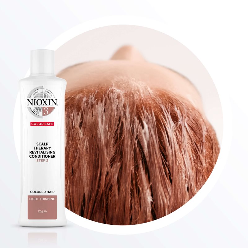 Nioxin System 3 Color Safe зволожуючий поживний кондиціонер для легкого розчісування волосся 300 мл