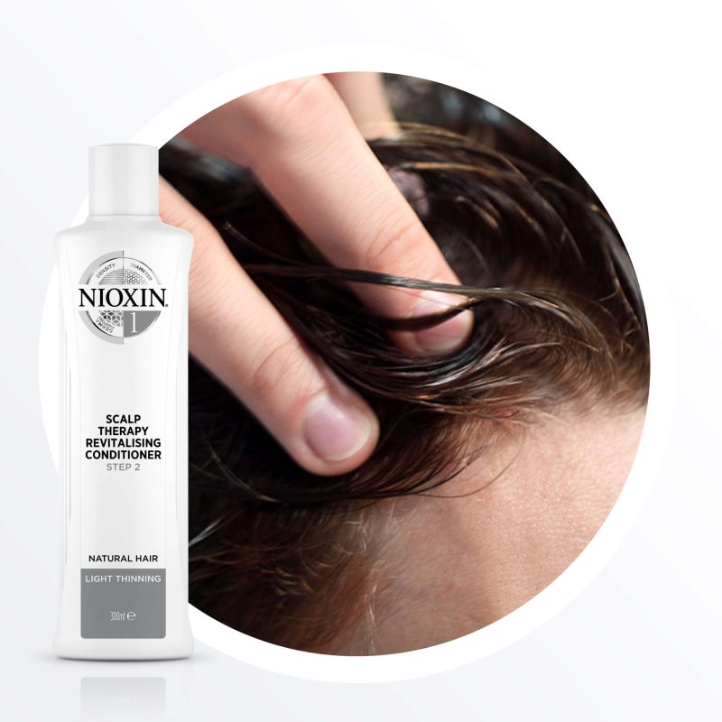 Nioxin System 1 Scalp Therapy Revitalising Conditioner Deeply Nourishing Conditioner For Thinning Hair 300 Ml