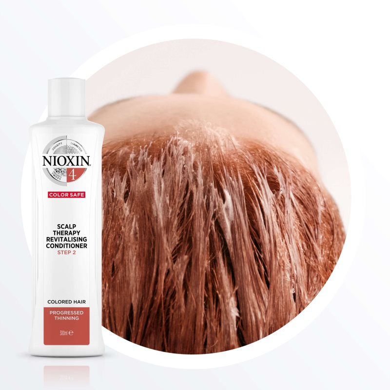 Nioxin System 4 Color Safe глибоко поживний кондиціонер для фарбованого та пошкодженого волосся 300 мл
