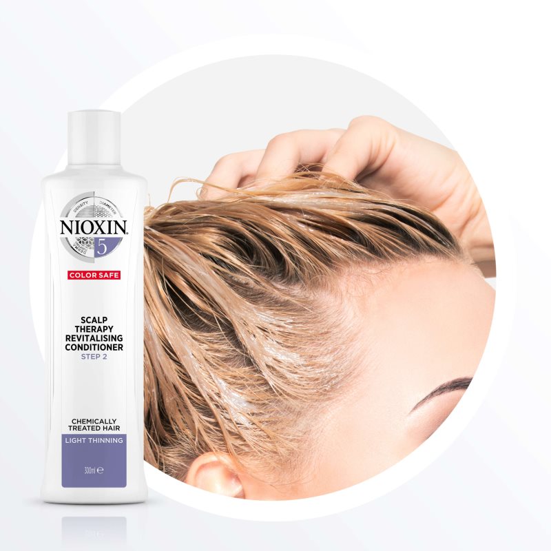 Nioxin System 5 Color Safe Scalp Therapy Revitalising Conditioner Conditioner For Chemically Treated Hair 300 Ml