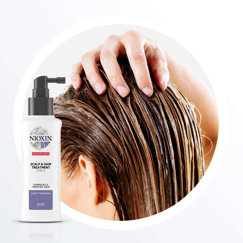 Nioxin System 5 Colorsafe Scalp & Hair Treatment незмивний догляд для волосся пошкодженого хімічним шляхом 100 мл