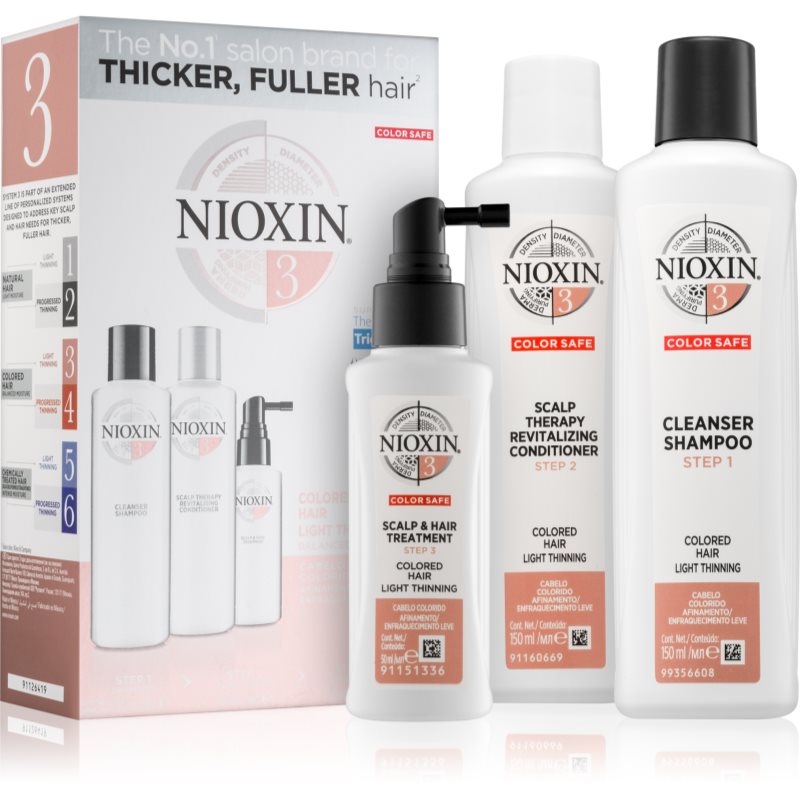 

Nioxin System 3 Color Safe подарунковий набір (для фарбованого волосся)