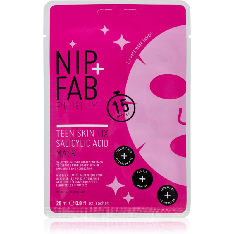 NIP+FAB Salicylic Fix тканинна маска для обличчя 10 гр