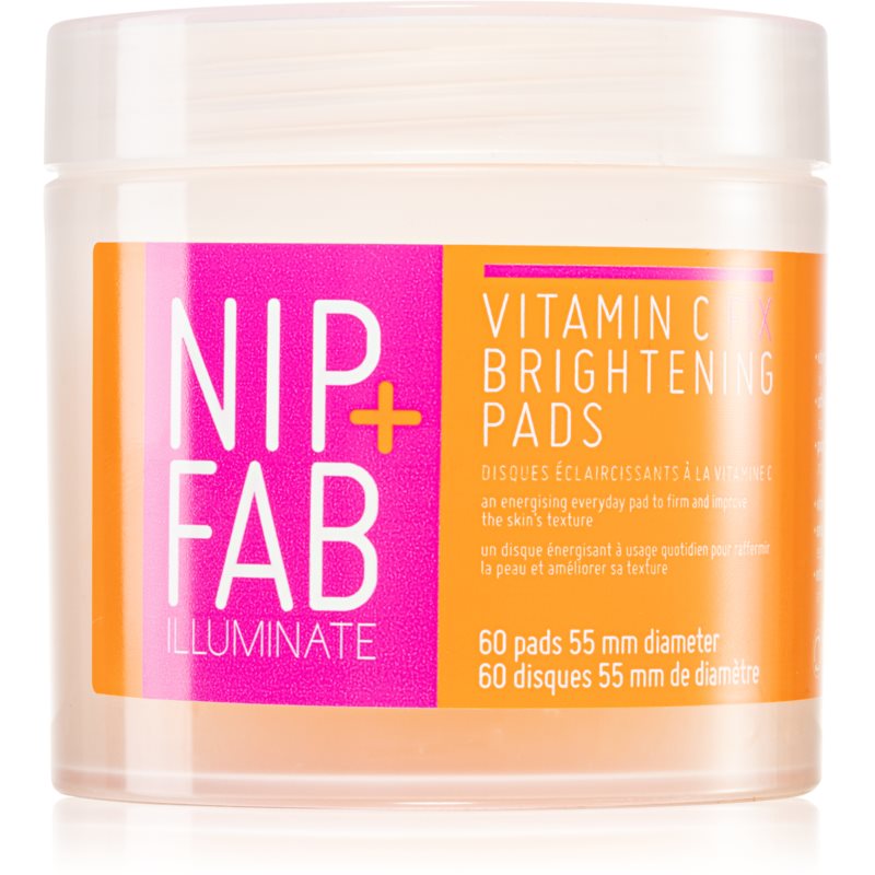 NIP+FAB Vitamin C Fix valymo diskeliai skaistinamojo poveikio 60 vnt.