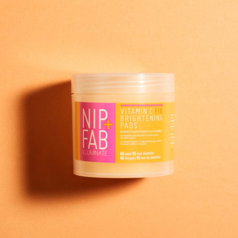 NIP+FAB Vitamin C Fix очищаючі спонжі для сяючої шкіри 60 кс