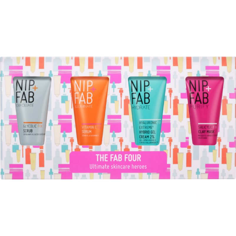 NIP+FAB The Fab Four Best Sellers Mix Coffret De Soins Pour Le Visage