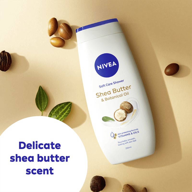 Nivea Shea Butter & Botanical Oil creamy shower gel 250 ml