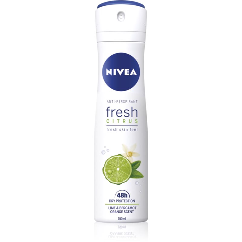 Nivea Fresh Citrus Antiperspirant Spray 48h 150 Ml