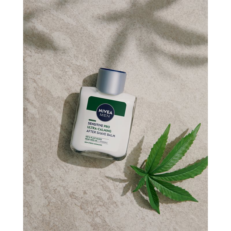 Nivea Men Sensitive Hemp Aftershave Balm With Hemp Oil 100 Ml