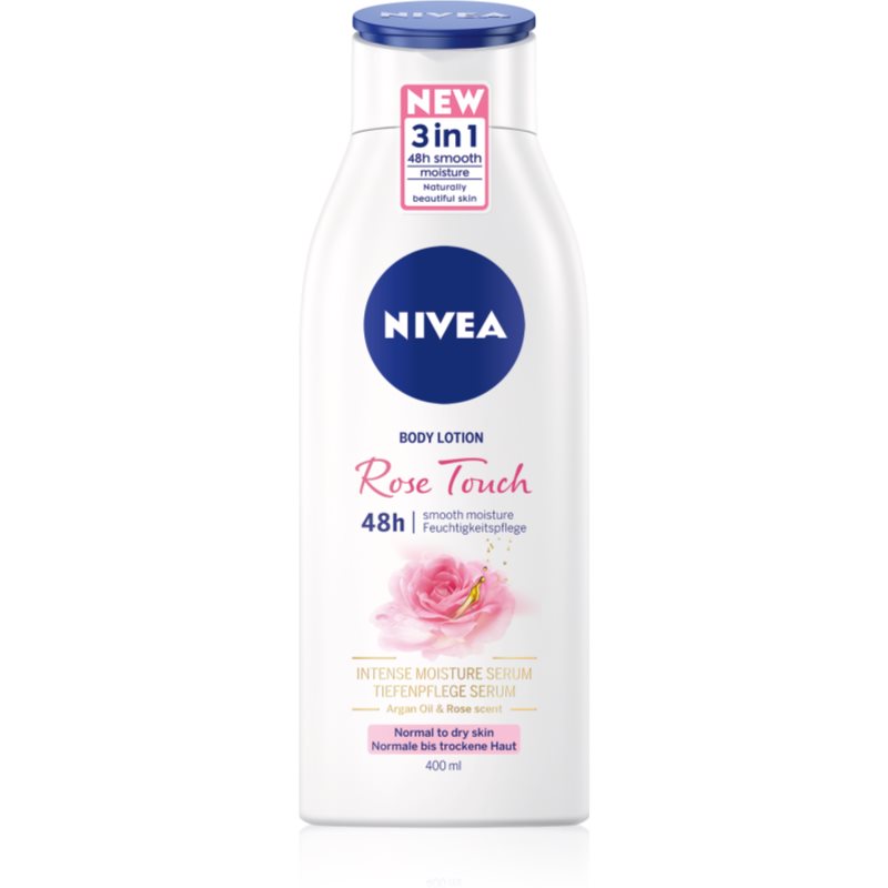 Nivea Rose Touch hydratačné telové mlieko 400 ml