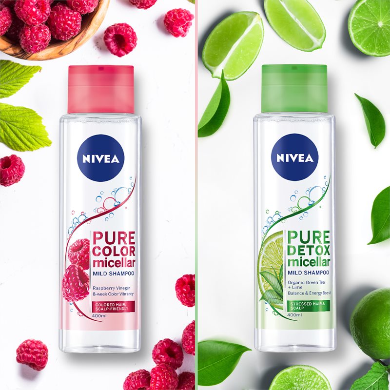 Nivea Pure Detox Micellar освіжаючий міцелярний шампунь 400 мл