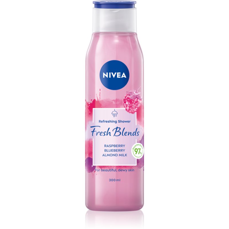Nivea Fresh Blends Raspberry Shower Gel 300 Ml