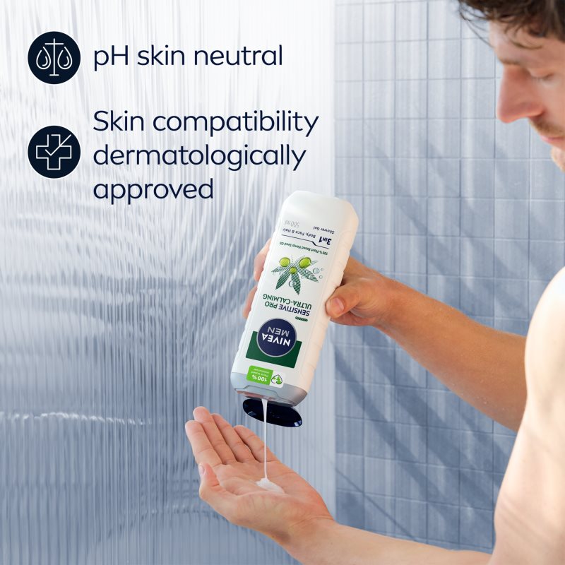 NIVEA MEN Ultra Calming gel de ducha para hombre 250 ml