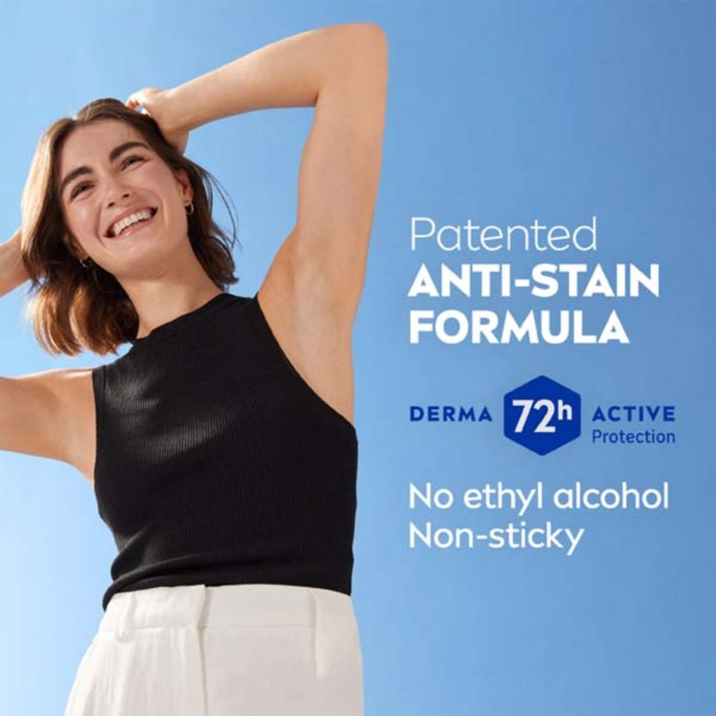 Nivea Black & White Invisible Clear твердий антиперспірант 50 мл