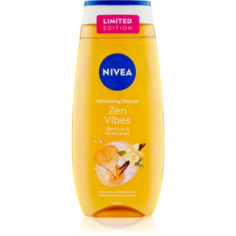 Nivea Zen Vibes nourishing shower gel Geranium & Vanilla 250 ml
