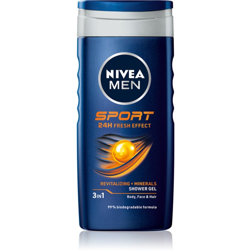 Nivea Men Sport tusfürdő gél ásványi anyagokkal uraknak 250 ml