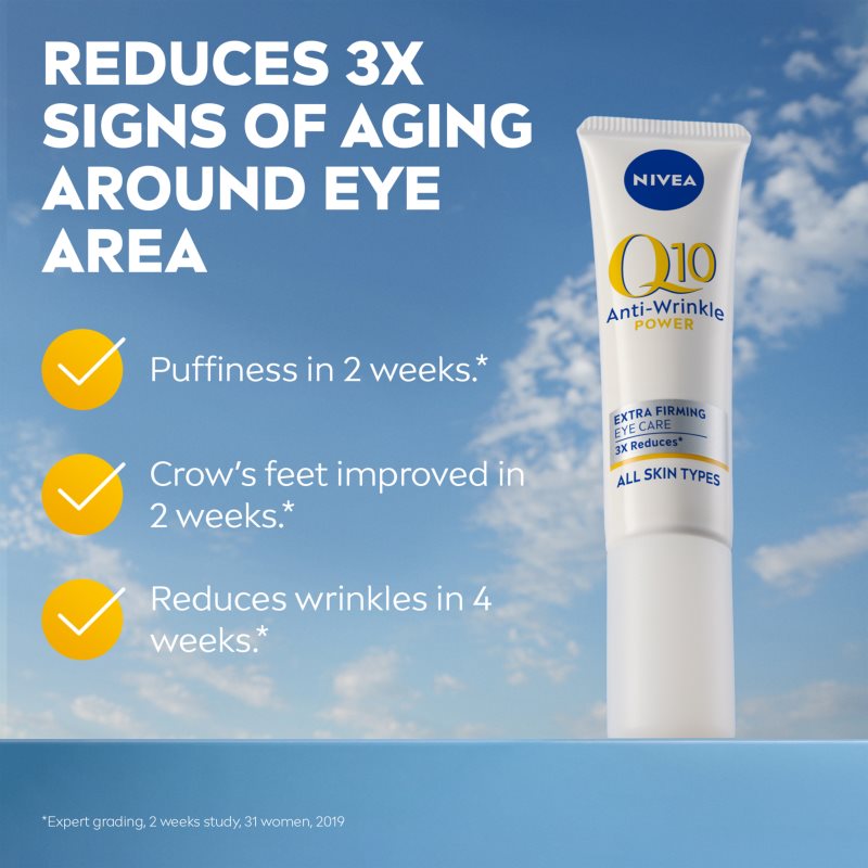 Nivea Q10 Power Firming Eye Cream With Anti-wrinkle Effect 15 Ml