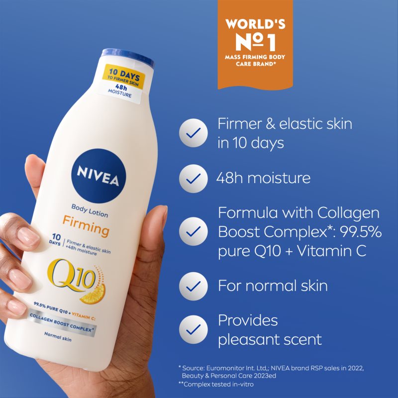 Nivea Q10 Plus Firming Body Milk 250 Ml