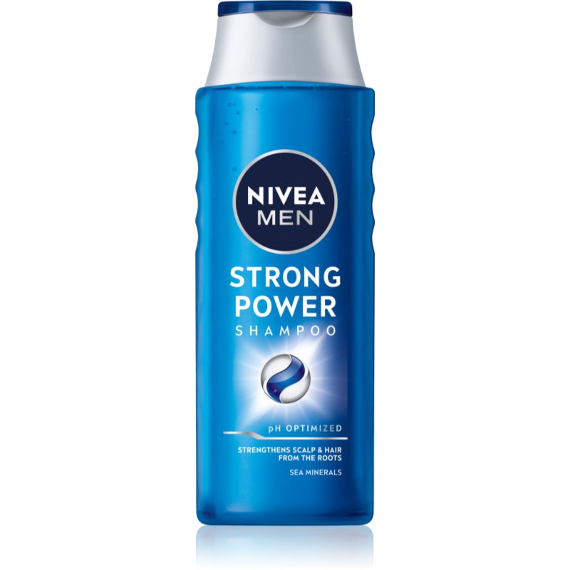 Nivea Men Strong Power stärkendes Shampoo für Herren 400 ml
