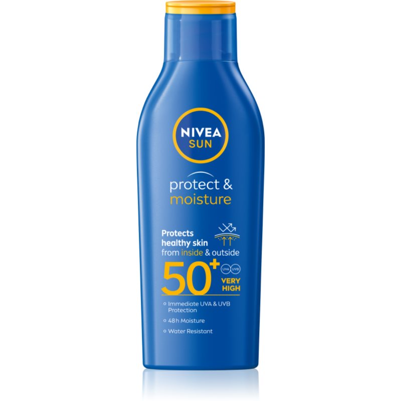 E-shop Nivea Sun Protect & Moisture hydratační mléko na opalování SPF 50+ 200 ml