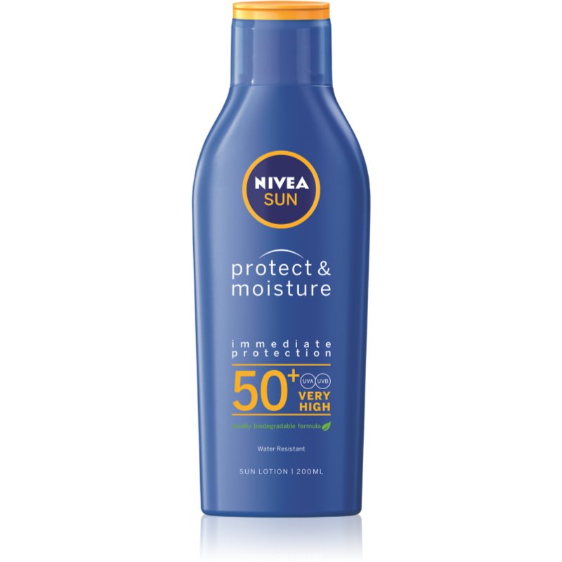 

Nivea Sun Protect & Moisture зволожуюче молочко для засмаги SPF 50