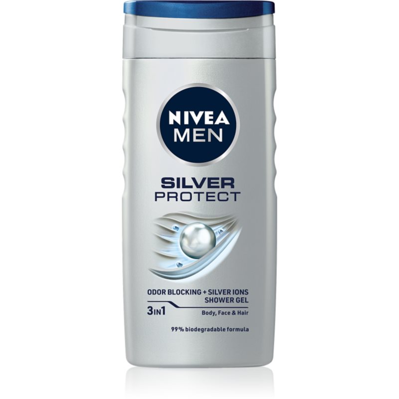 Nivea Men Silver Protect гель для душу для чоловіків 250 мл