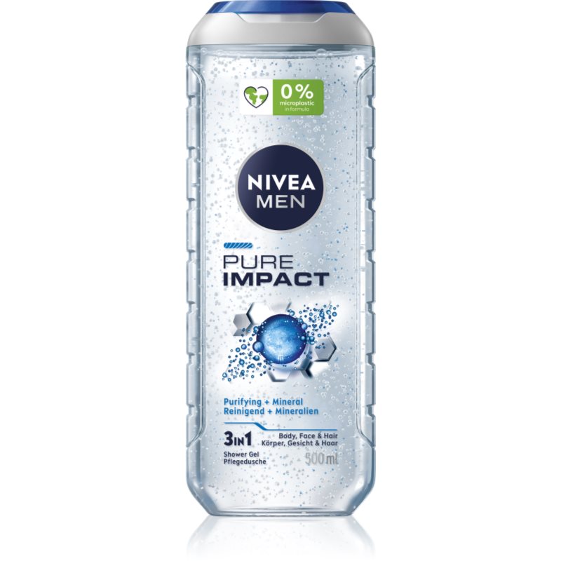 

Nivea Men Pure Impact гель для душа для чоловіків