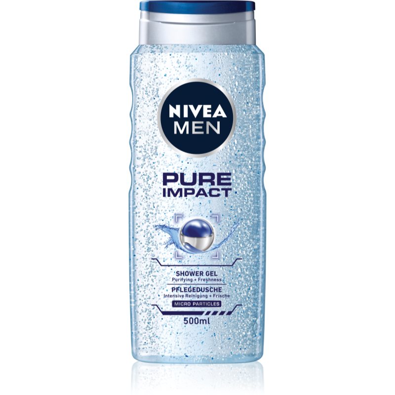 Nivea Men Pure Impact Shower Gel For Men 500 Ml